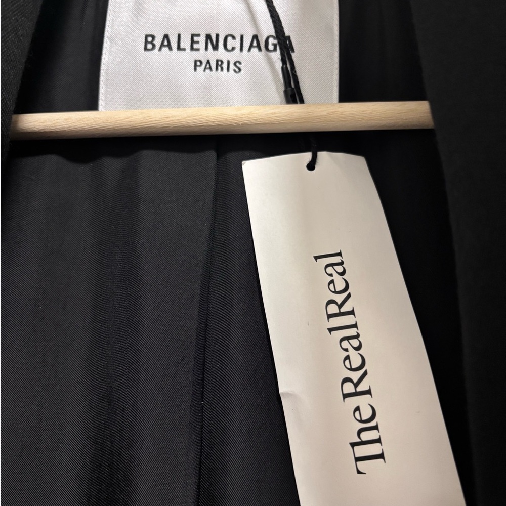 Balenciaga Black Hourglass Coat - Picture 13 of 16
